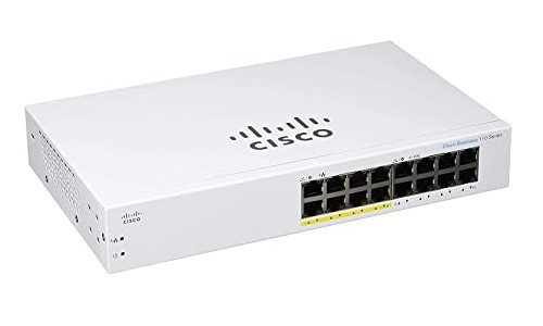 CBS110-16PP-NA Cisco Business 110 Unmanaged Switch, 16 PoE Port - Refurbished