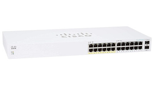 CBS110-24PP-NA Cisco Business 110 Unmanaged Switch, 24 PoE Port w/SFP Uplink - Refurbished