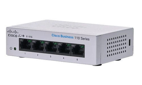 CBS110-5T-D-NA Cisco Business 110 Unmanaged Switch, 5 Port - Refurbished