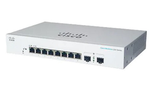 CBS220-8T-E-2G-NA Cisco Business 220 Smart Switch, 8 Ports w/SFP Uplink - New