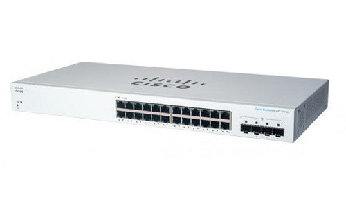 CBS220-24T-4X-NA Cisco Business 220 Smart Switch, 24 Port, w/10G SFP+ Uplink - Refurbished