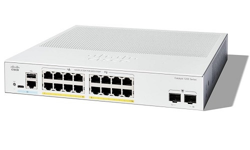 C1200-16P-2G | Cisco Catalyst 1200 Switch, 16 Ports PoE, 120w, 1G Uplink | Refurbished