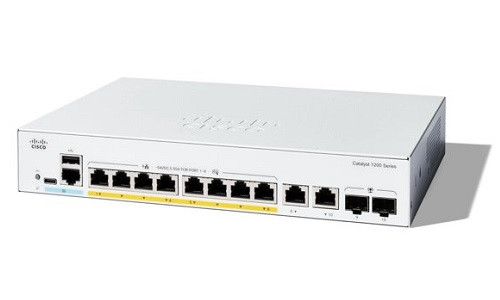 C1200-8P-E-2G | Cisco Catalyst 1200 Switch, 8 Ports PoE+, 67w, 1G Uplinks | Refurbished