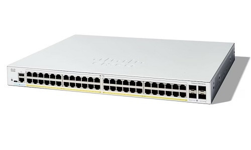 C1300-48P-4X | Cisco Catalyst 1300 Switch, 48 Port PoE+, 4x10G SFP+ Uplinks, 370w | Refurbished