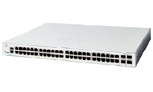 C1300-48MGP-4X | Cisco Catalyst 1300 Switch, 32 Port PoE+, 16 Port 2.5G PoE+, 4x10G SFP+ Uplinks, 740w | Refurbished