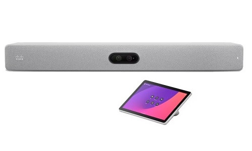 CS-BARPRO-NR-K9++ | Cisco Webex Room Bar Pro Video Bar, No-Radio, TAA, w/Tablestand Room Navigator, First Light | New