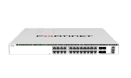 FS-624F | Fortinet FortiSwitch 624F Switch, 24 Port 5GE RJ45, 4x 10GE/25GE SFP+/SFP28 Uplink | Refurbished