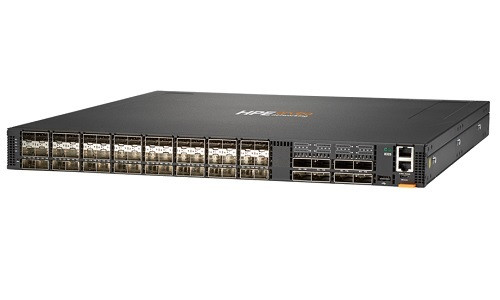 JL858A | HPE Aruba 8325-48Y8C 48p 25G SFP/+/28, 8p 100G QSFP+/28 Switch DC Bundle, Back-to-Front | Refurbished