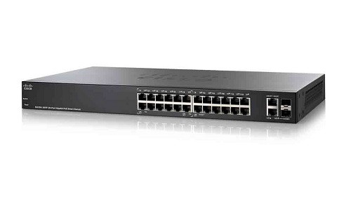 SG200-26FP-NA | Cisco SG200-26FP Small Business Smart Switch, 24 Gigabit/2 Combo Mini GBIC Ports, PoE | Refurbished