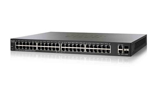 SG220-50P-K9-NA | Cisco SG220-50P Small Business Smart Switch, 48 Gigabit/2 Combo Mini GBIC Ports, PoE | Refurbished