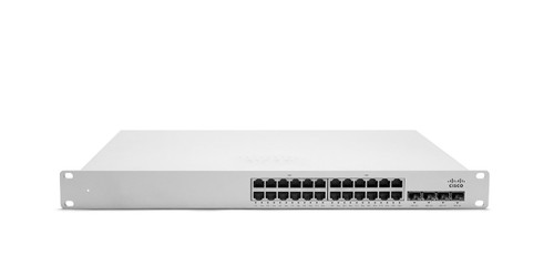MS350-24P-HW | Cisco Meraki MS350 Stackable Access Switch, 24 Ports PoE, 370w 10GbE Fixed Uplinks | New