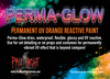 4 ounce Perma-Glow UV Orange