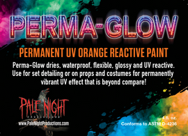 4 ounce Perma-Glow UV Orange