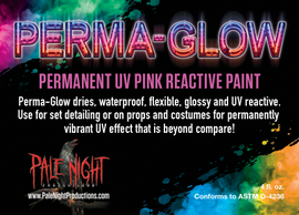 4 ounce Perma-Glow UV Pink