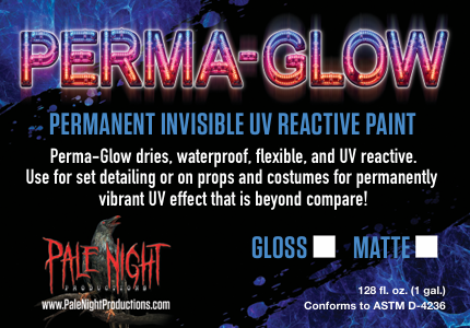 1 gallon Perma-Glow Invisible UV (Gloss Finish)