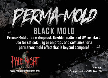 8 ounce Perma-Mold Black Mold