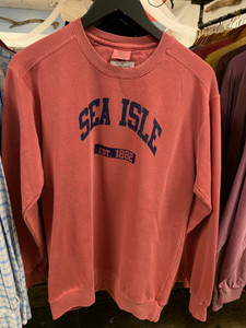 SIC EST classic crew neck - color crimson 