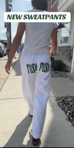 Game Day Tush Push sweatpants White Game Day Tush Push sweatpants White