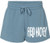 Field Hockey Wavy Shorts Misty Blue