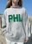 PHL Mock Neck - Heather Grey