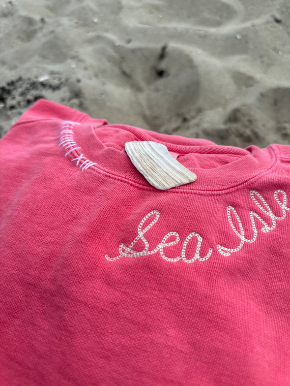 Sea Isle Vintage Custom Crew - color watermelon