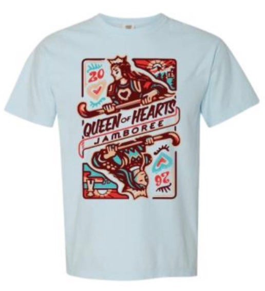 2026 Queen of Hearts Light Blue SS