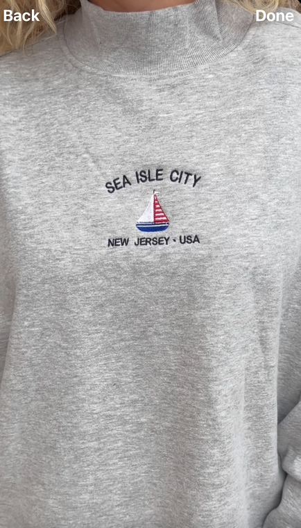 SIC Sailboat Mock Neck