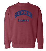 Soccer EST crew neck - color red 