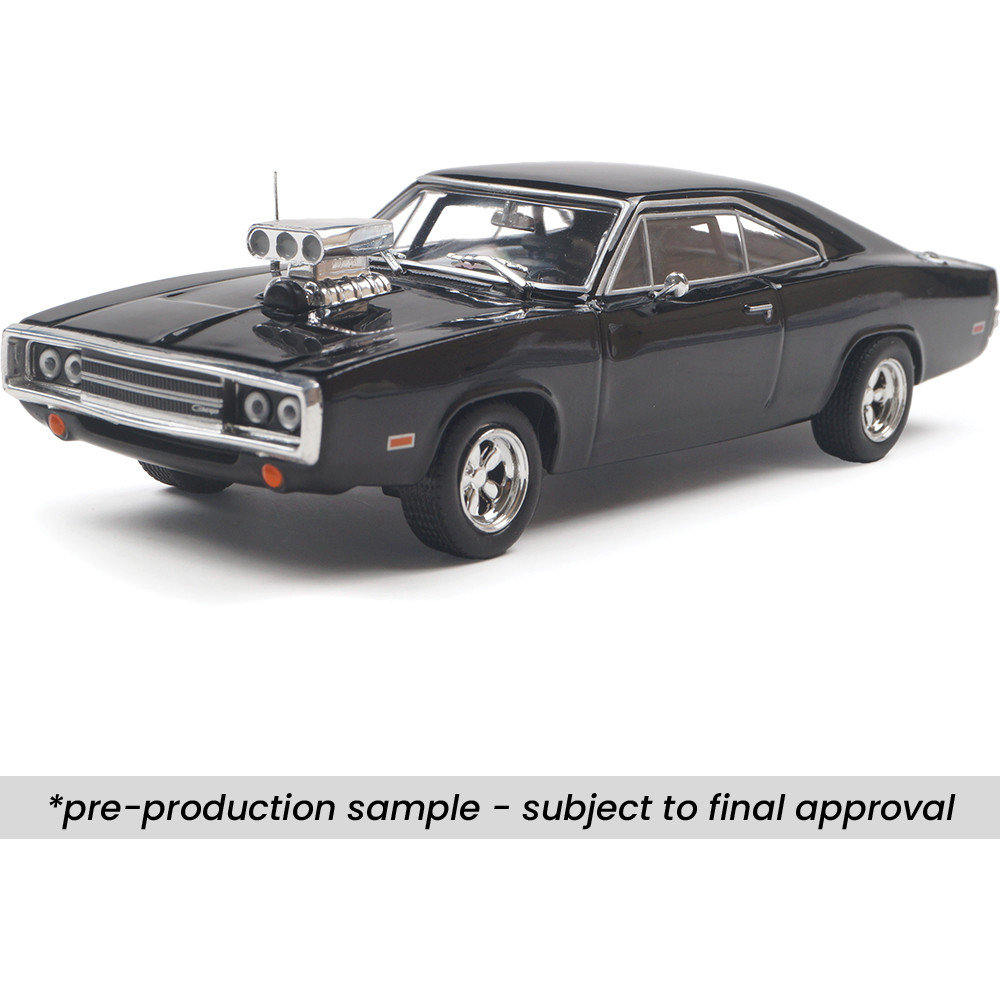 1:43 Scale - 1970 Dodge Charger w/ Blown Engine - Black