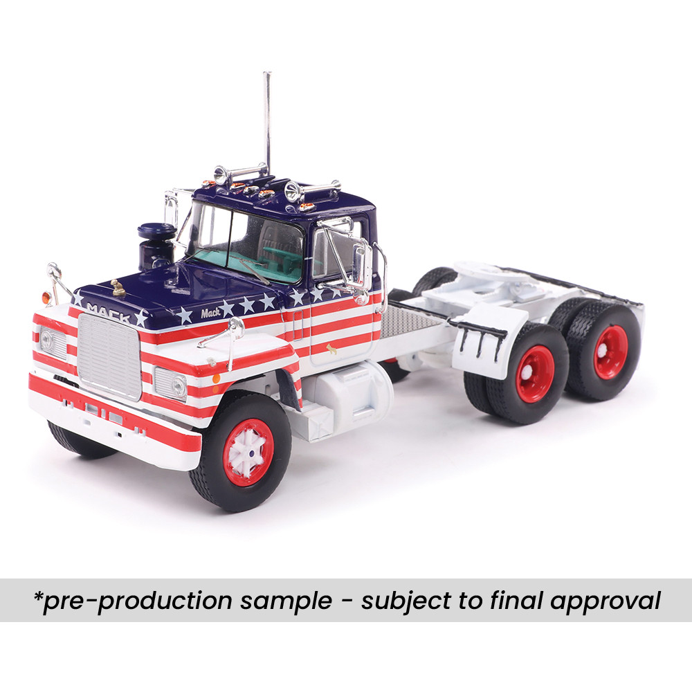 1:43 Scale - 1966 Mack R Series - Red & Blue