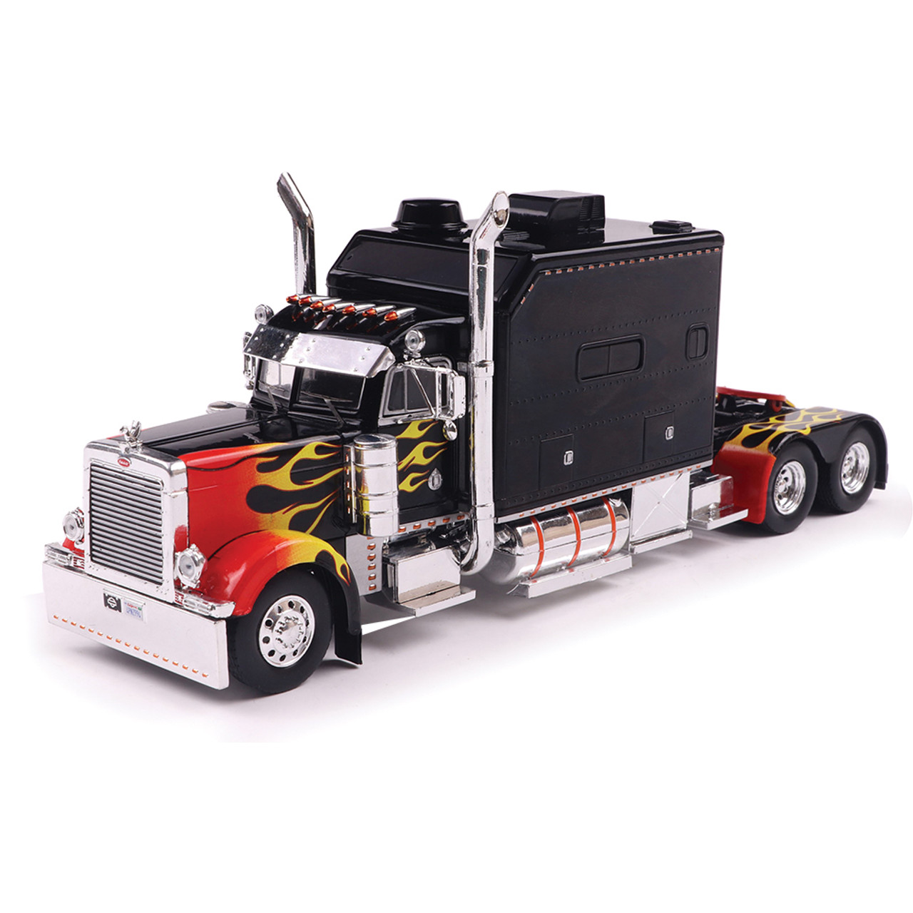 イクソ １／４３ ピータービルト ３７９ カスタム ２００２ 1:43 IXO Models *BLACK w/FLAMES* 2002 Peterbilt 379 w/Custom