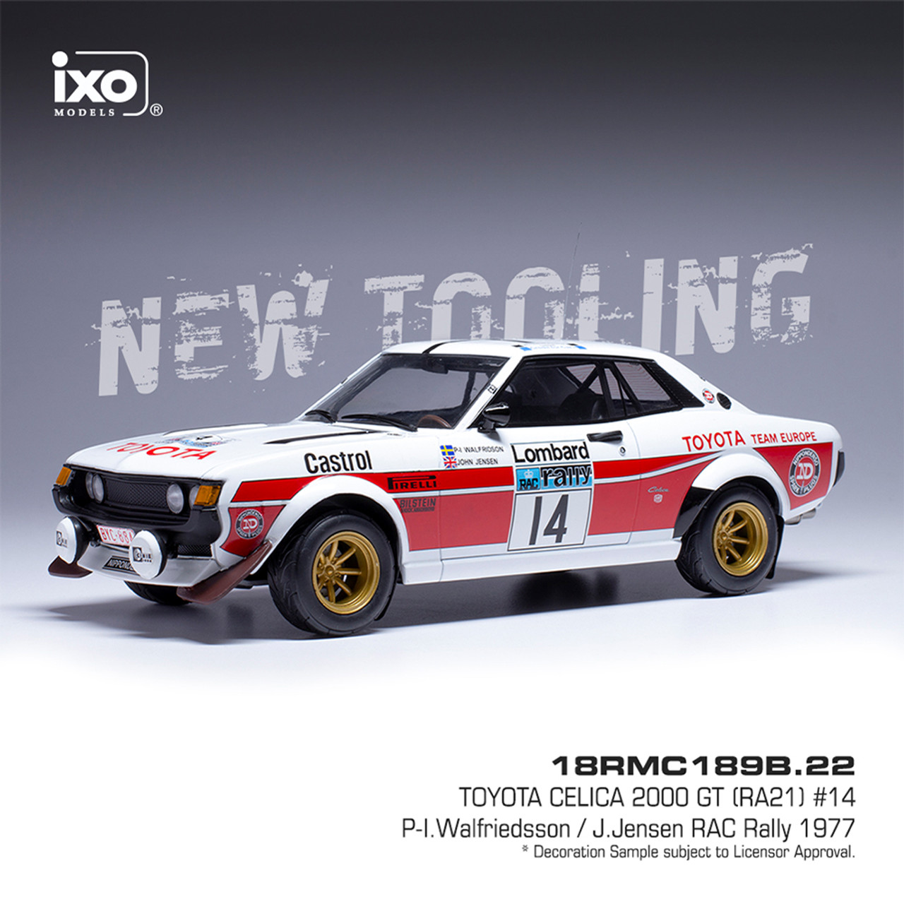 Toyota Celica 2000 GT (RA21) #14 P-I. Walfriedsson / J
