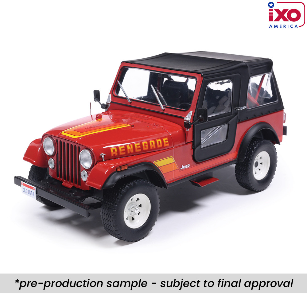 1:24 Scale 1983 Jeep Renegade - Sebring Red