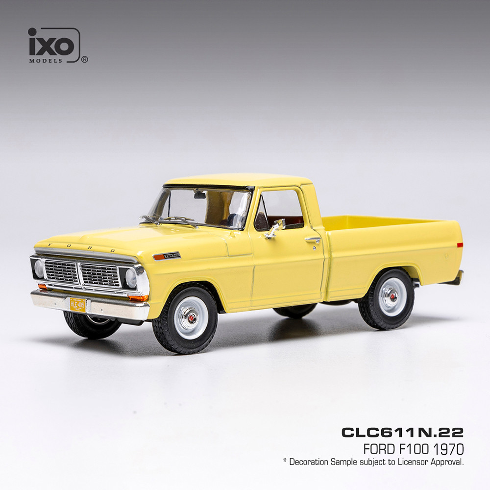 激模レア！ 今だけ‼︎ 模型車 フォード F100 1:43 Scale - 1970 Ford F100 - Yellow