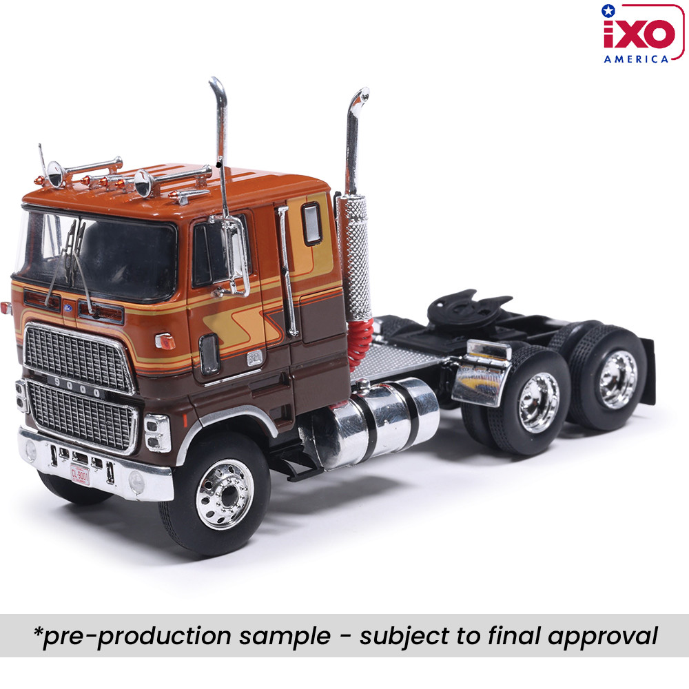 1:64 Scale Ford COE 9000 - Brown and Tan