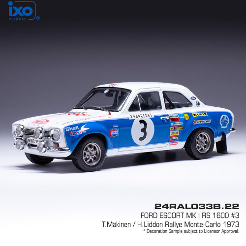 1:18 Scale - FORD ESCORT MK1 RS 1600 1974 Green