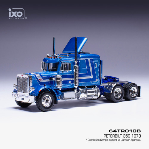 1:64 Scale PETERBILT 359 Blue Main Image