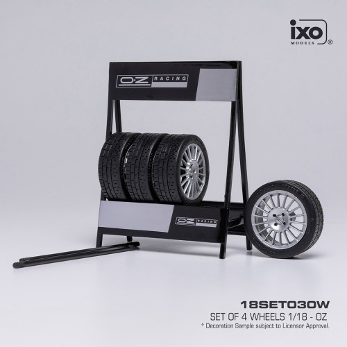 1:18 Set of 4 Wheels - OZ with stand Main Image