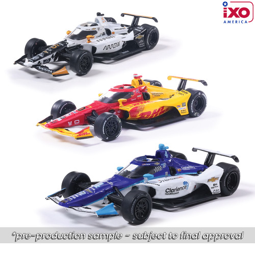 1:64 2025 Indianapolis 500 Victory Row Collector's Set - 1st Place, Alex Palou / 2nd Place, David Malukas / 3rd Place, P Main Image