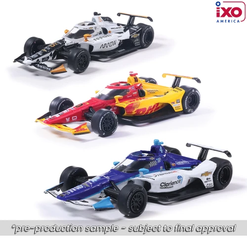 1:64 2025 Indianapolis 500 Victory Row Collector's Set - 1st Place, Alex Palou / 2nd Place, David Malukas / 3rd Place, P Main Image