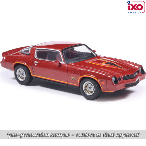 1:64 Scale 1978 Chevrolet Camaro Z28 - Carmine Metallic