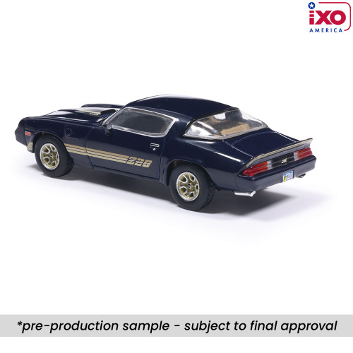1:64 Scale 1981 Chevrolet Camaro Z28 - Dark Blue Metallic with