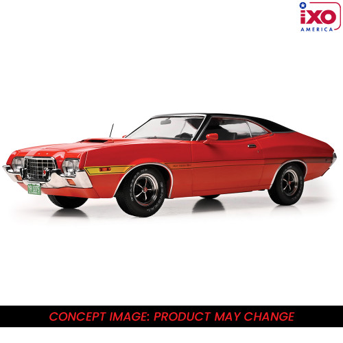 1:18 1972 Ford Gran Torino Sport 2-Door - Red Main Image