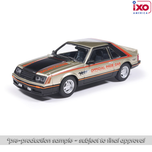 1:43 1979 Ford Mustang Indianapolis 500 Pace Car - Silver Main Image