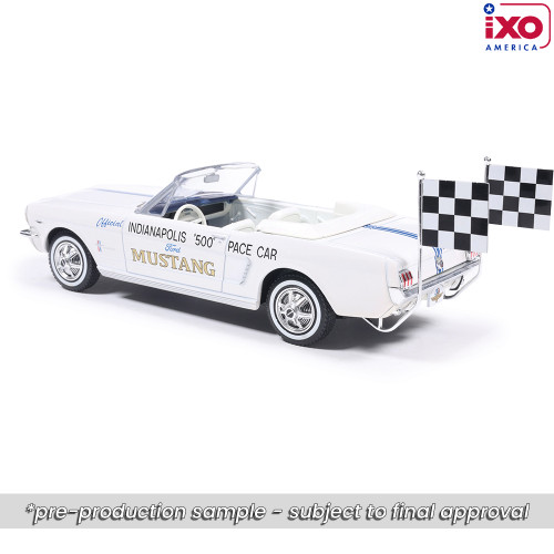 1:43 1964 1/2 Ford Mustang Indianapolis 500 Pace Car - White Main Image