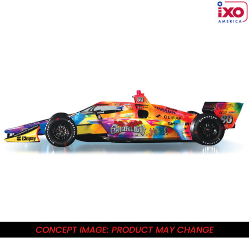 1:18 2025 NTT INDYCAR Series - #60 Felix Rosenqvist / Meyer Shank Racing, Grateful Dead (Road Course) Main Image