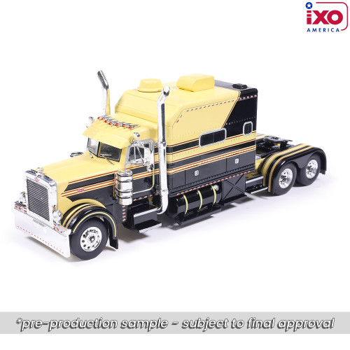 1:64 2002 Peterbilt 379 Big Bunk - Yellow and Black Main Image