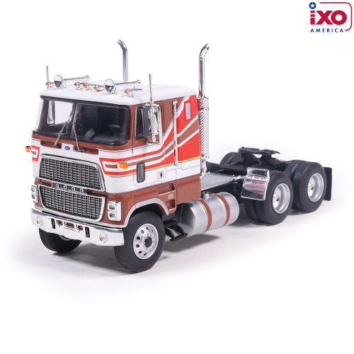 1:64 1976 Ford CL 9000 - Brown and Red Main Image