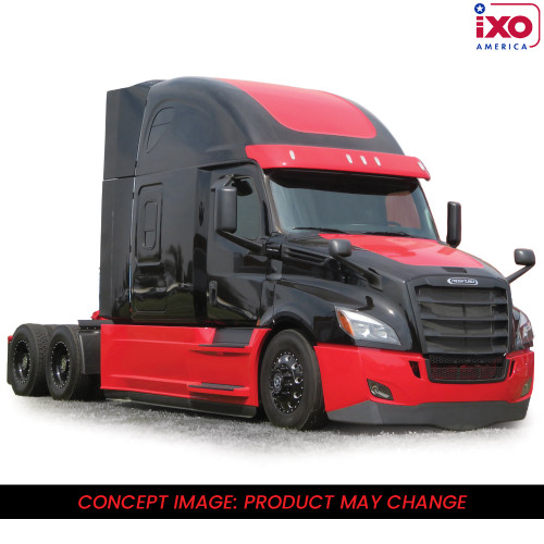 1:64 2018 Freightliner Cascadia - Black and Red Main Image