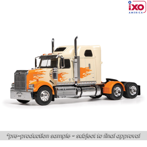 1:43 2000 Western STAR 4900 - White and Orange